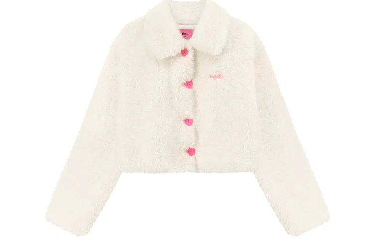 CHUU Faux Fur Collar Jacket