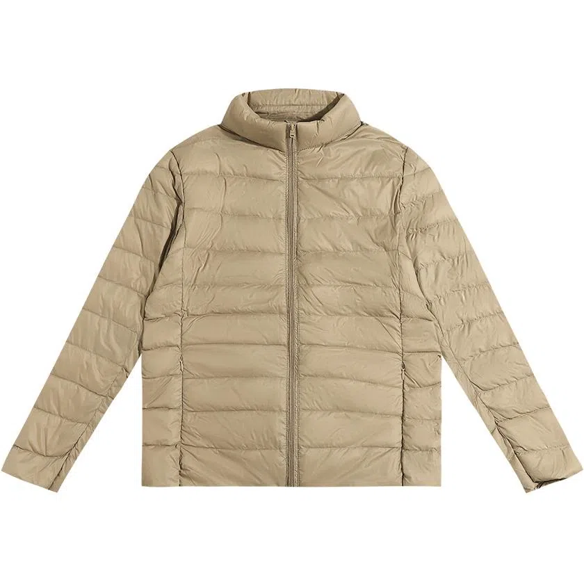 重磅基础 纯色舒适简约羽绒服 女款 香槟