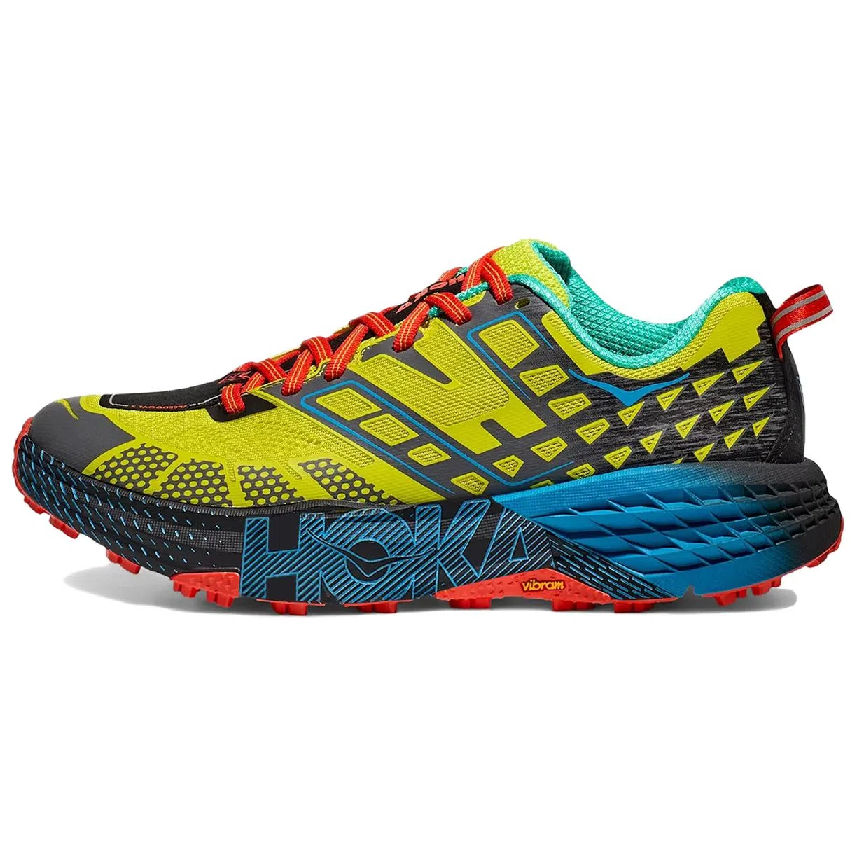HOKA ONE ONE Speedgoat 2 Yellow Blue