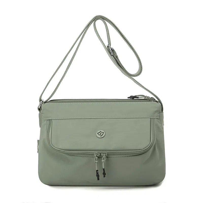 捷朗仕 防泼水多层多口袋设计感时尚休闲通勤 尼龙 斜挎包 男女同款情侣款 多色