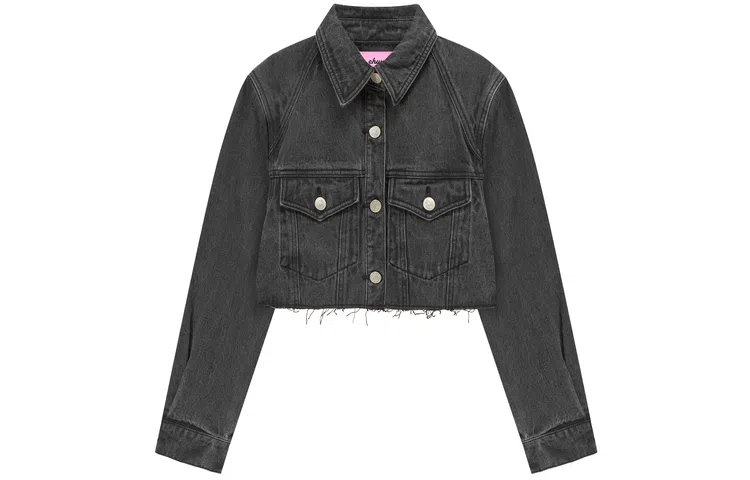 CHUU Denim Jacket Loose Fit Tie-Dye