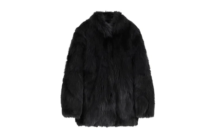 COCO LIMITED Fox Fur Coat Long