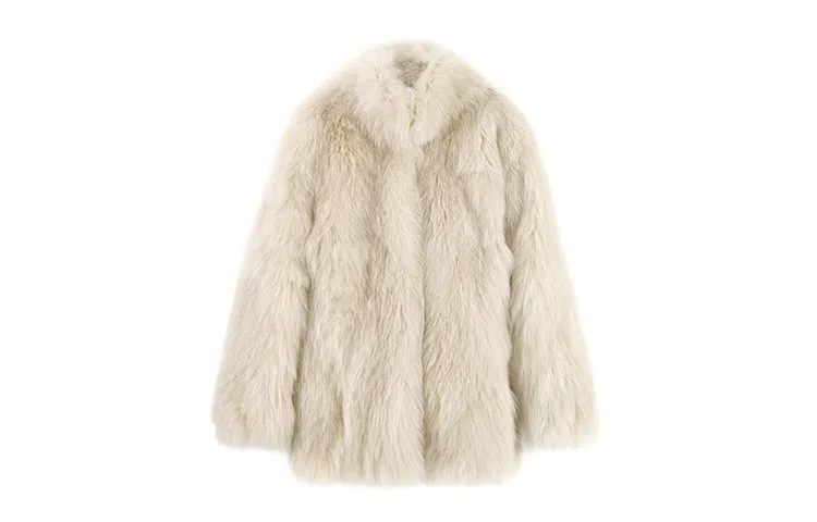 COCO LIMITED Fox Fur Coat Long