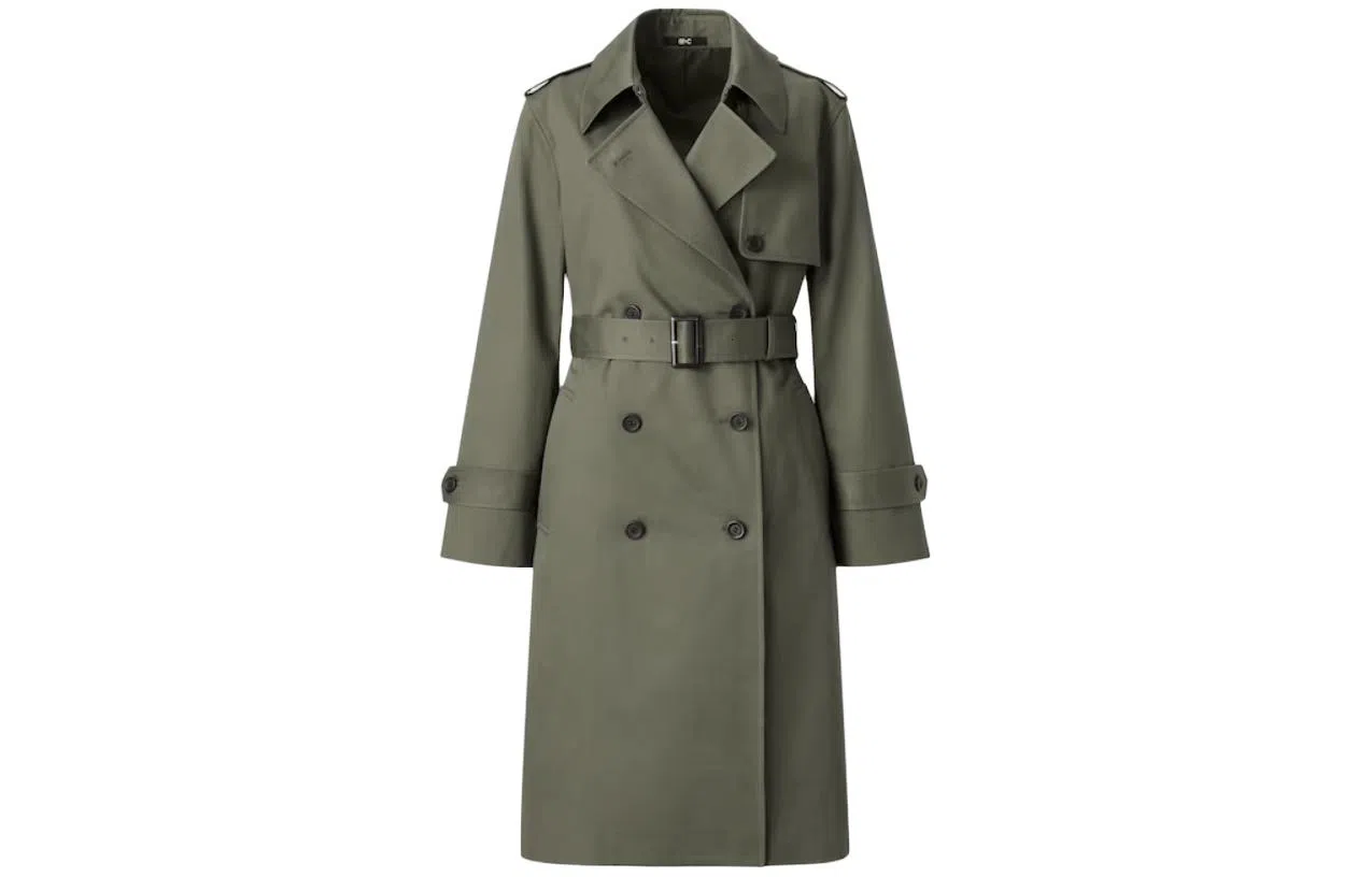 UNIQLO SS24 Olive Trench Coat