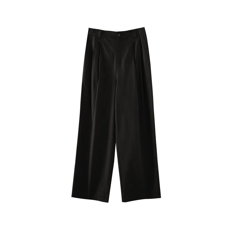 娅丽达 通勤简约中腰阔腿休闲裤 女款