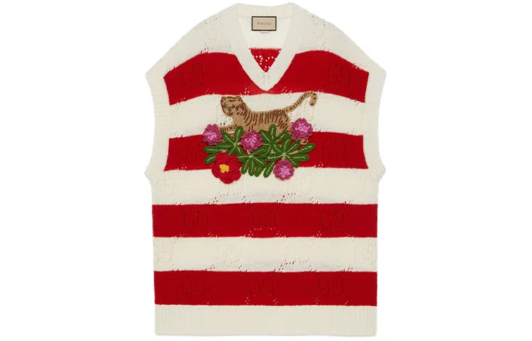 Gucci SS22 Wool Vest Red