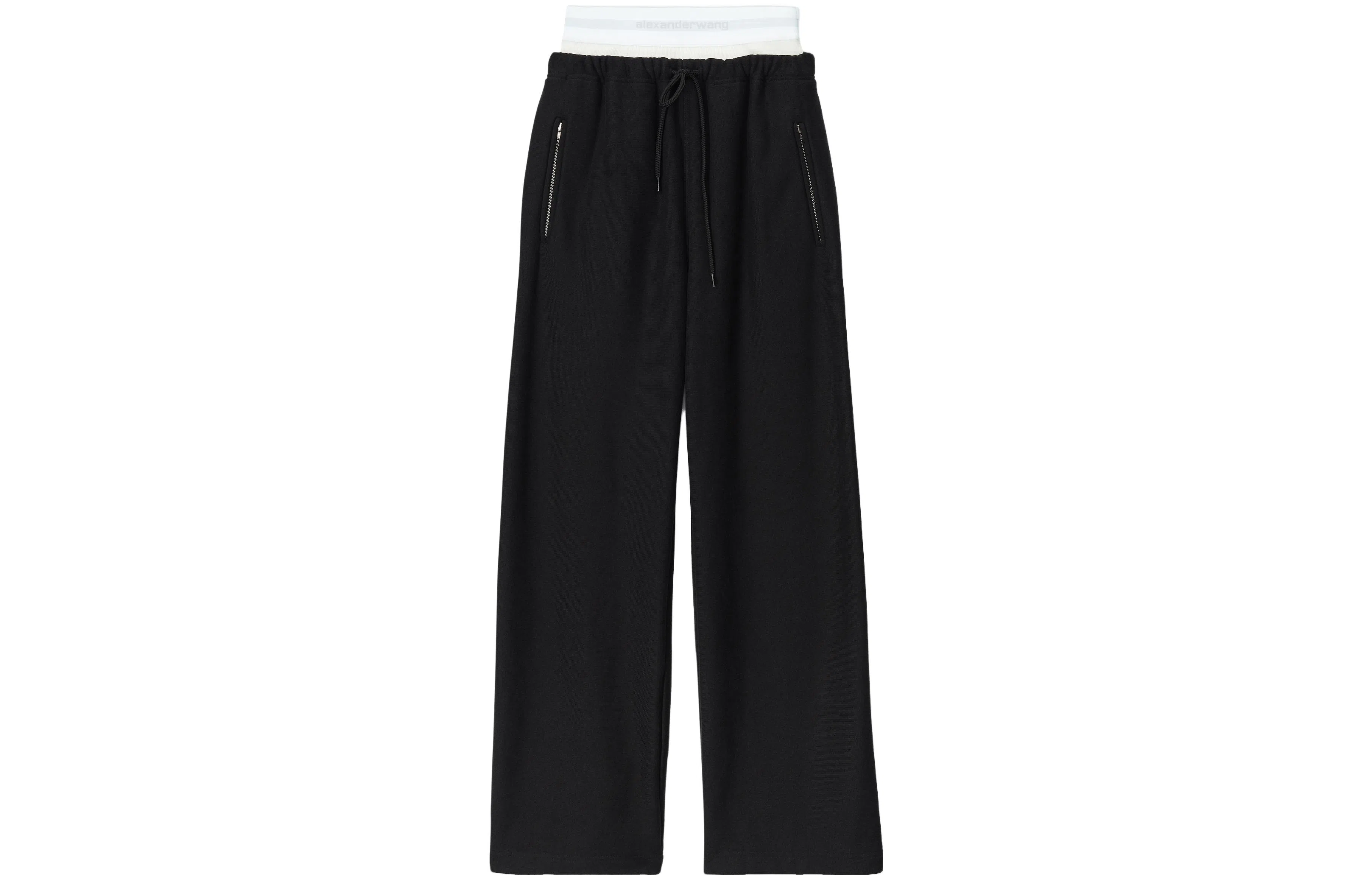 alexander wang Wide Leg Sweatpants With Pre-Styled Detachable Logo Brief