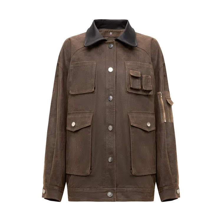 Lost in Echo Retro Cropped Jacket