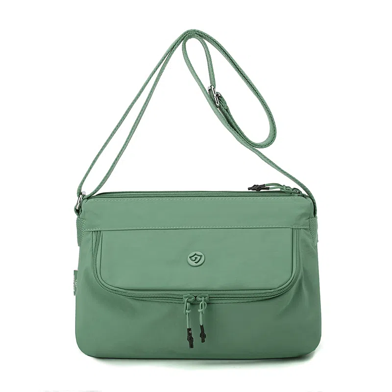 捷朗仕 防泼水多层多口袋设计感时尚休闲通勤 尼龙 斜挎包 男女同款情侣款 多色