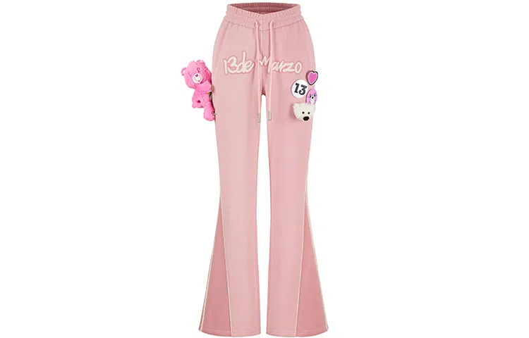 13 DEMARZO x CARE BEARS 23FW Bear Badge Sweatpants Women