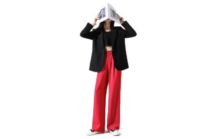 【dme】 纯色直筒宽松休闲裤 女款