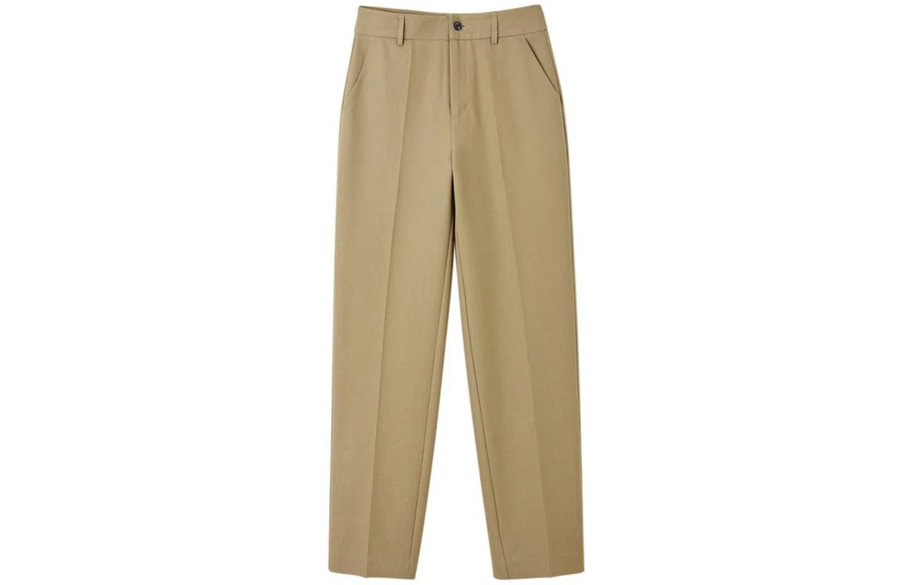 【dme】 百搭直筒休闲裤 女款 卡其