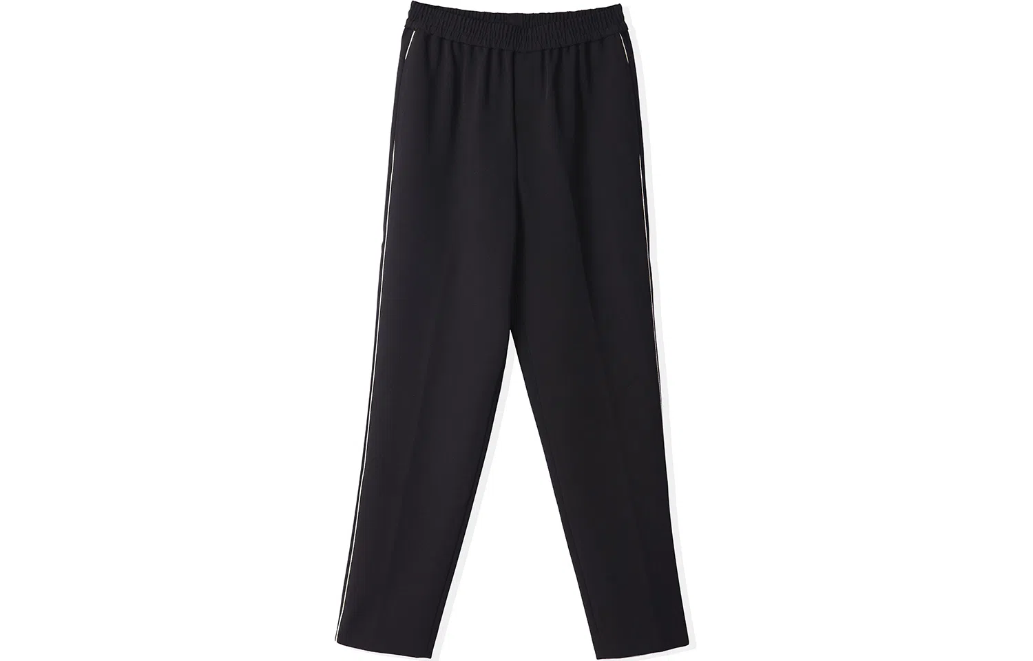 恒源祥 直筒镶边纯色九分休闲裤 女款