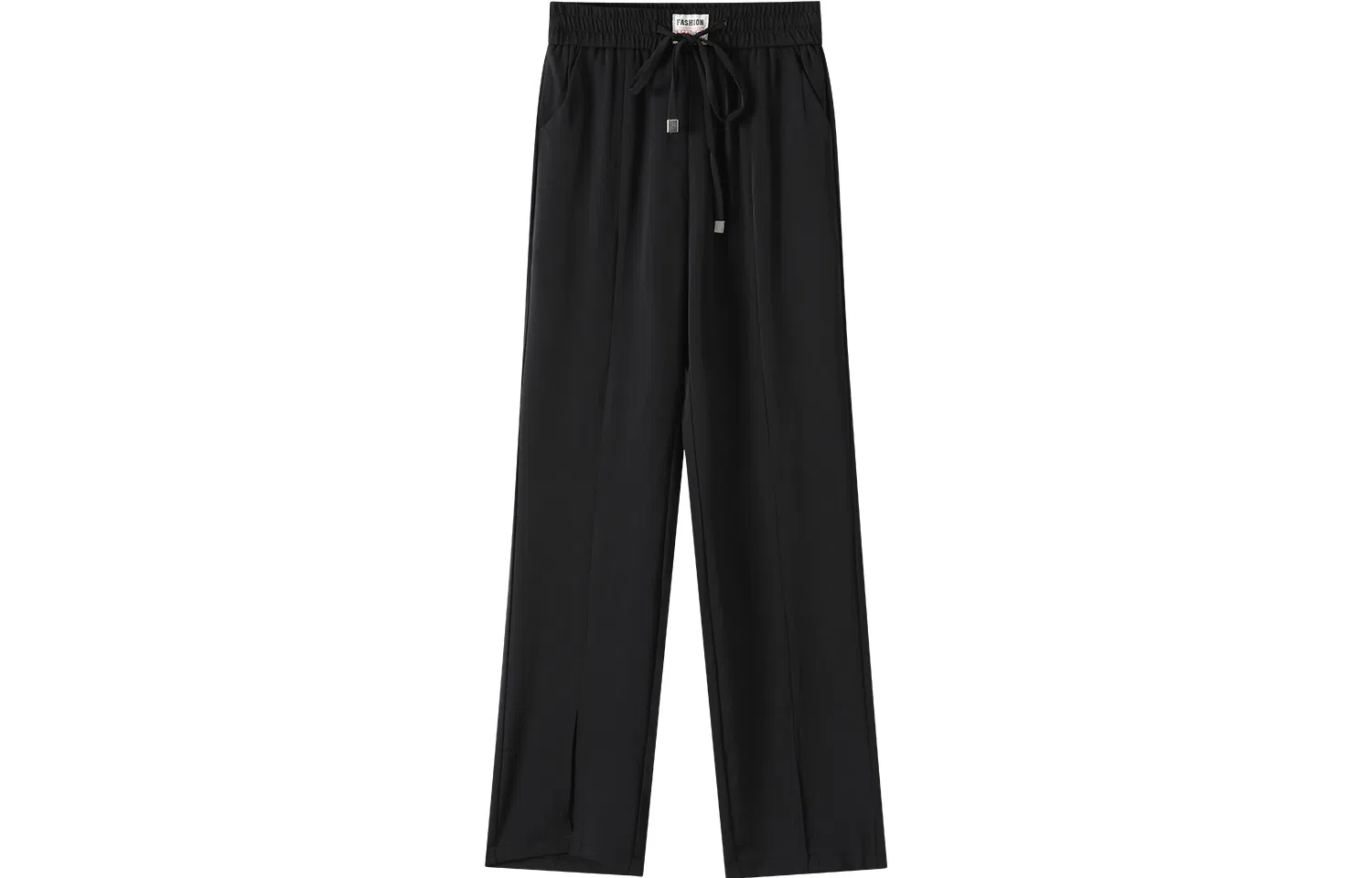 恒源祥 纯色开叉阔腿休闲裤 女款