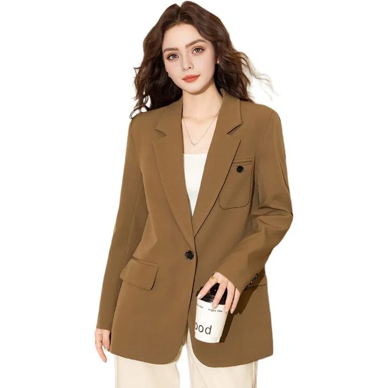 法文箱子 长袖通勤休闲西装 女款