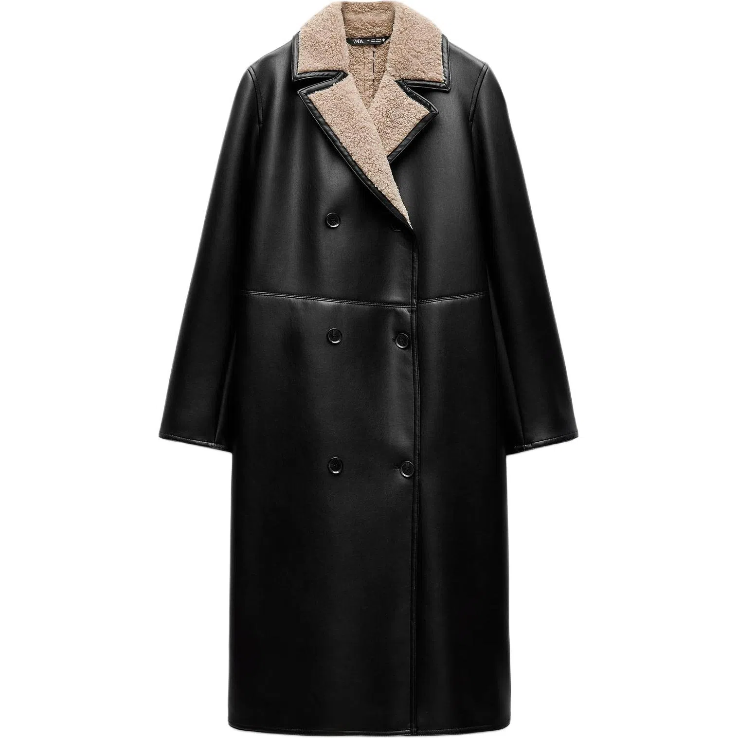 ZARA ZW Collection Double-Breasted Coat