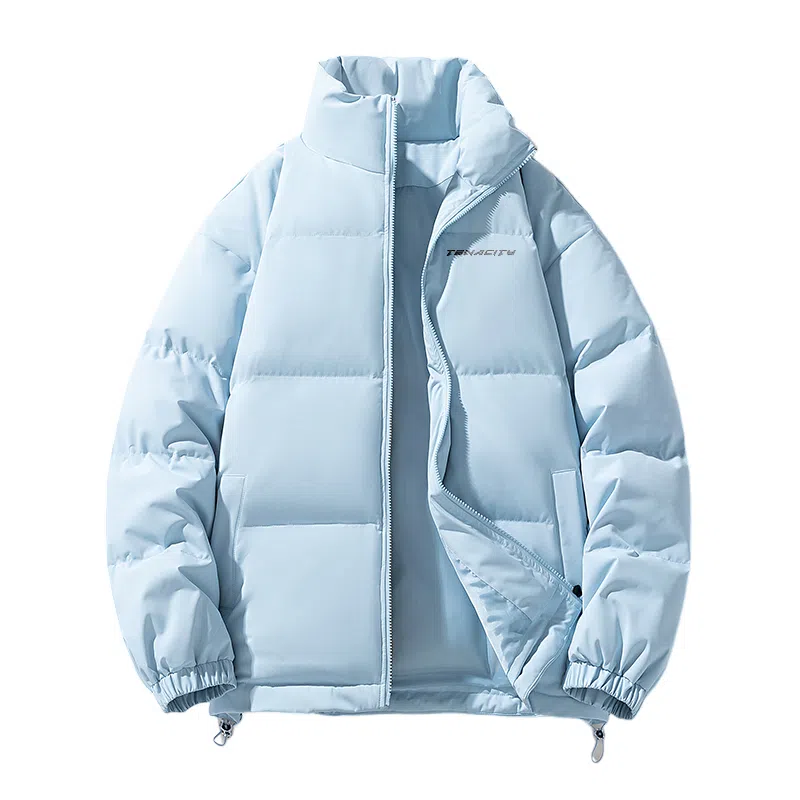 棉致 简约纯色基础宽松棉服 男女同款