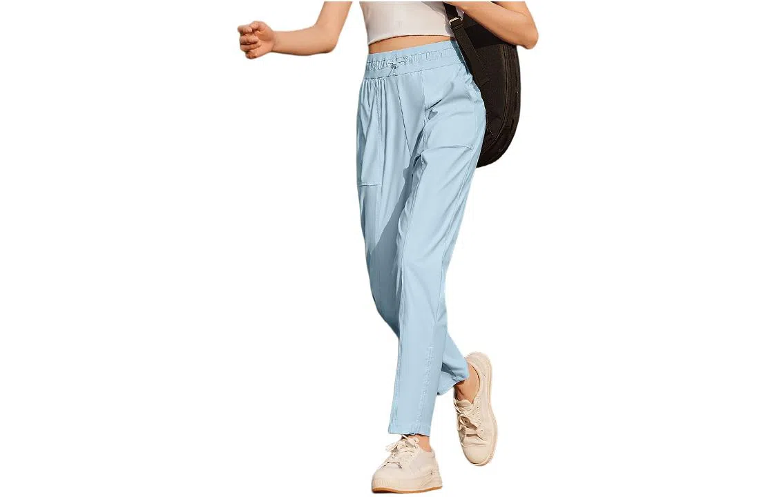 蕉下 纯色高弹中腰休闲裤 女款