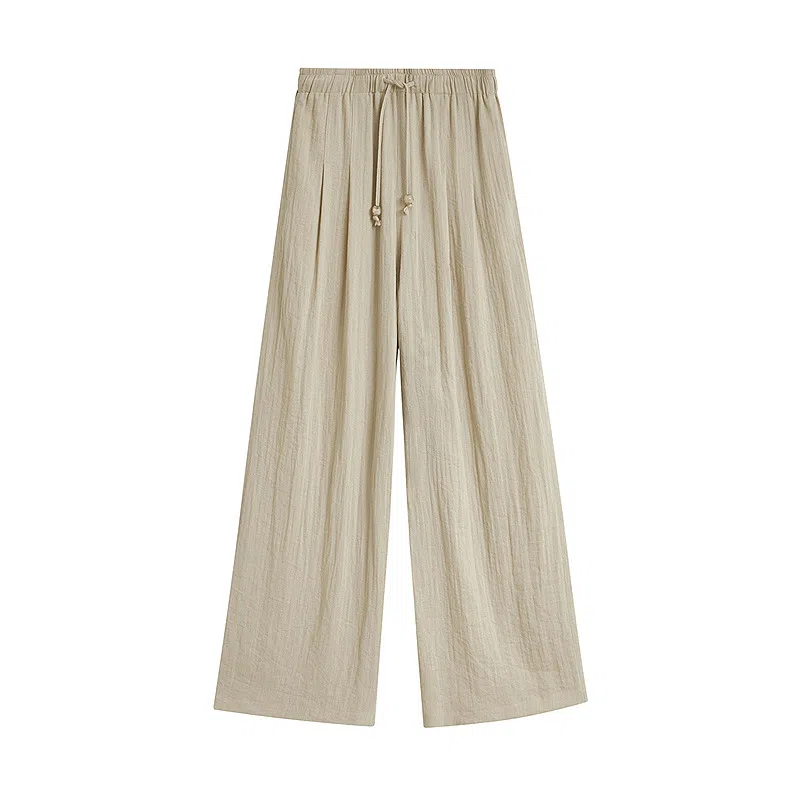 茵曼 中腰宽松直筒休闲裤 女款