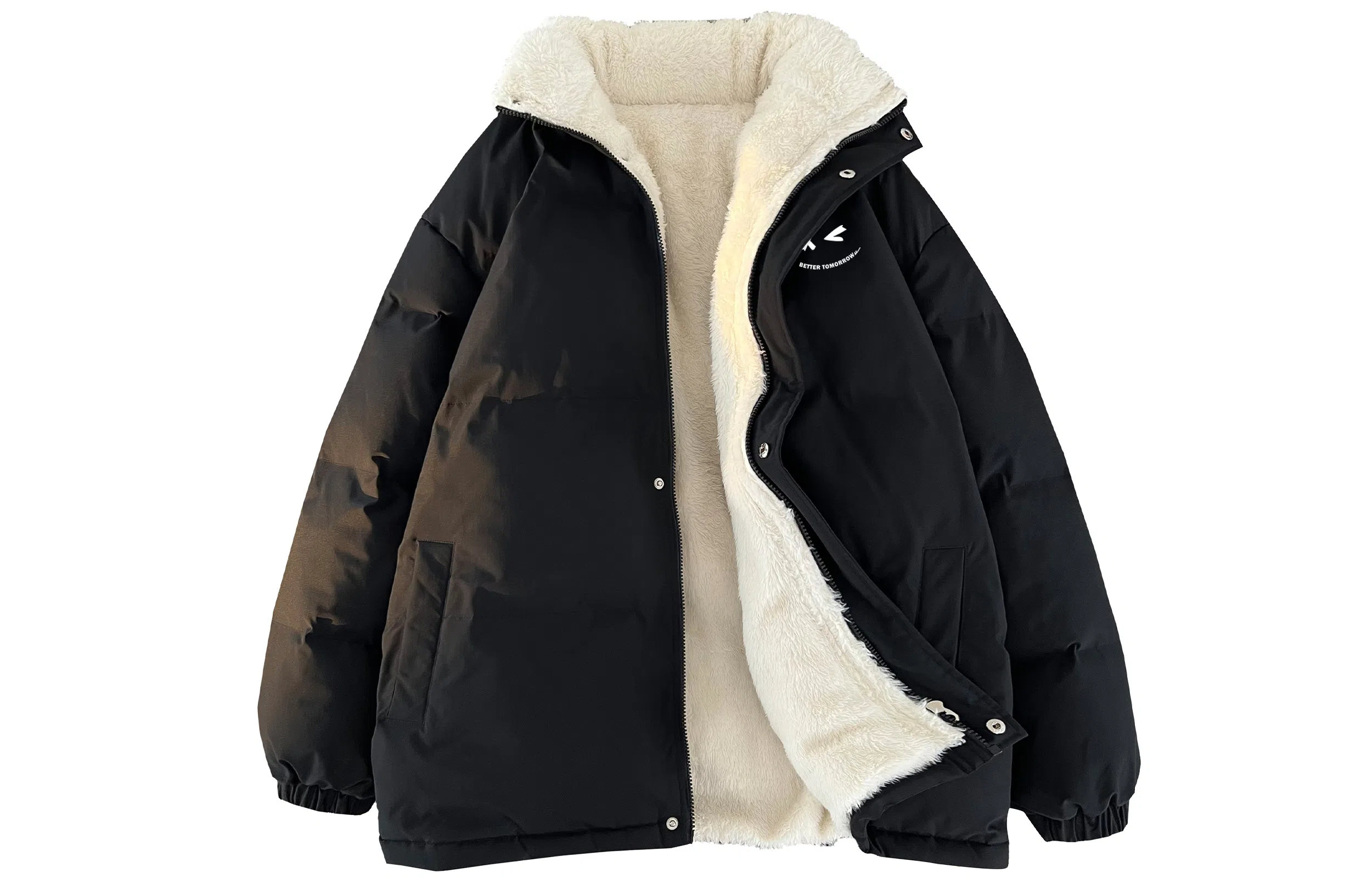 Warrior Classic Smile Logo Puffer Jacket