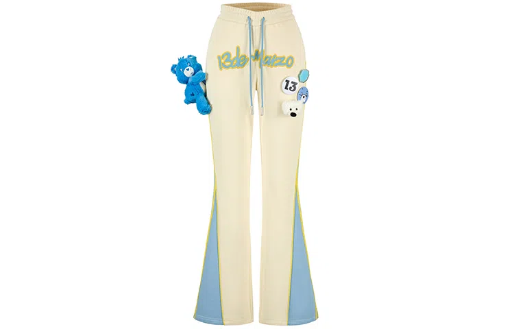 13 DEMARZO x CARE BEARS 23FW Bear Badge Sweatpants Women