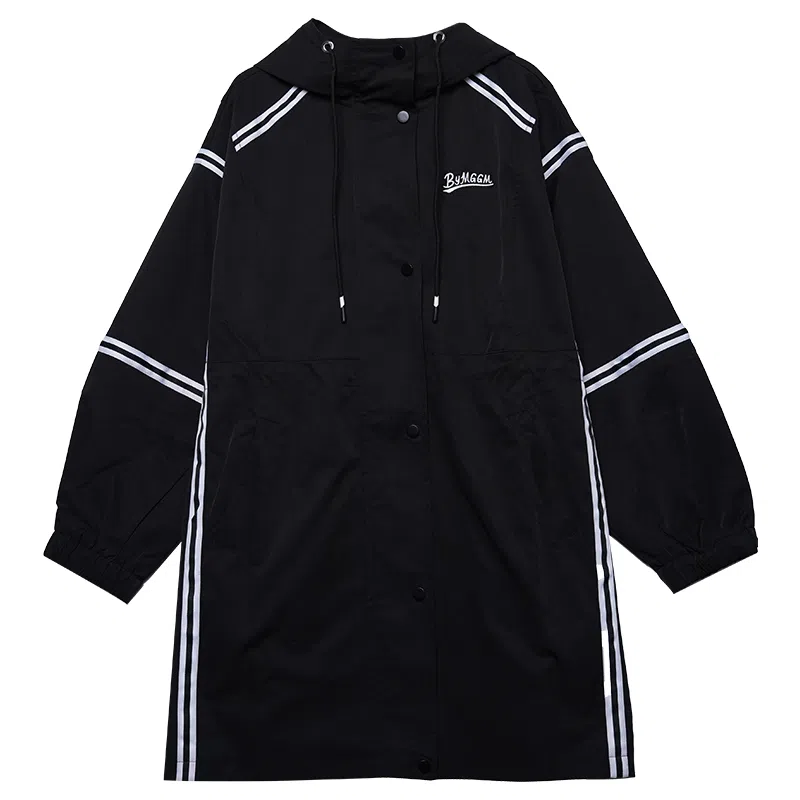 木果果木 连帽简约休闲风衣 女款