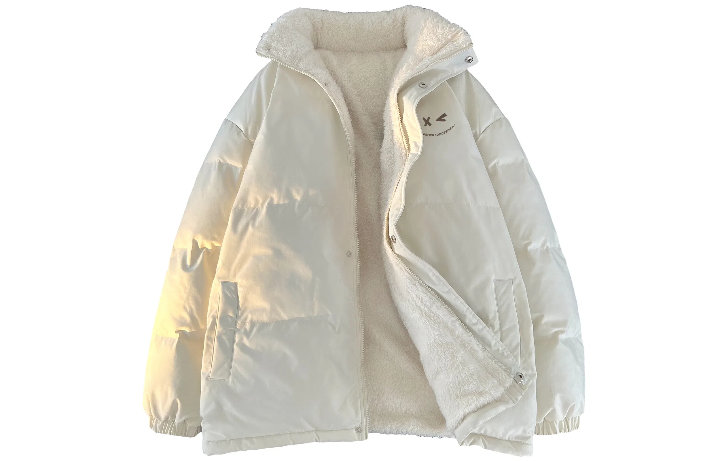 Warrior Classic Smile Logo Puffer Jacket