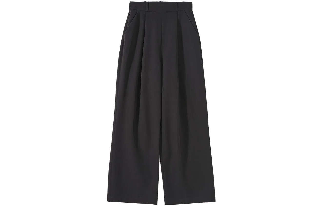 【dme】 纯色自然腰阔腿休闲裤 女款