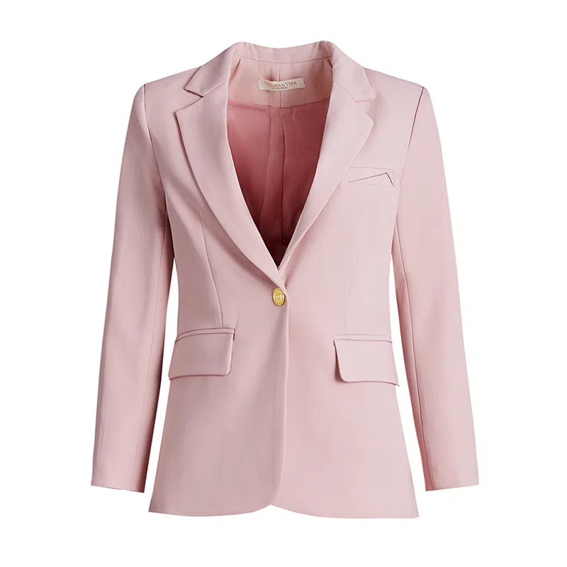 VICTORIA&VERA Spring Embroidered Blazer