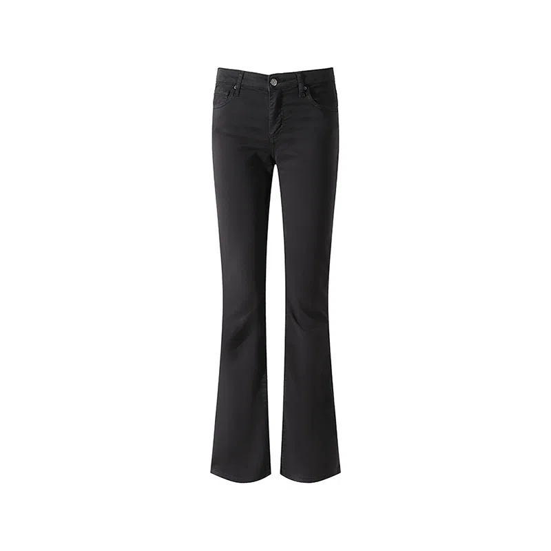 Armani Exchange AE FW24 High Waist Cotton Pants Black