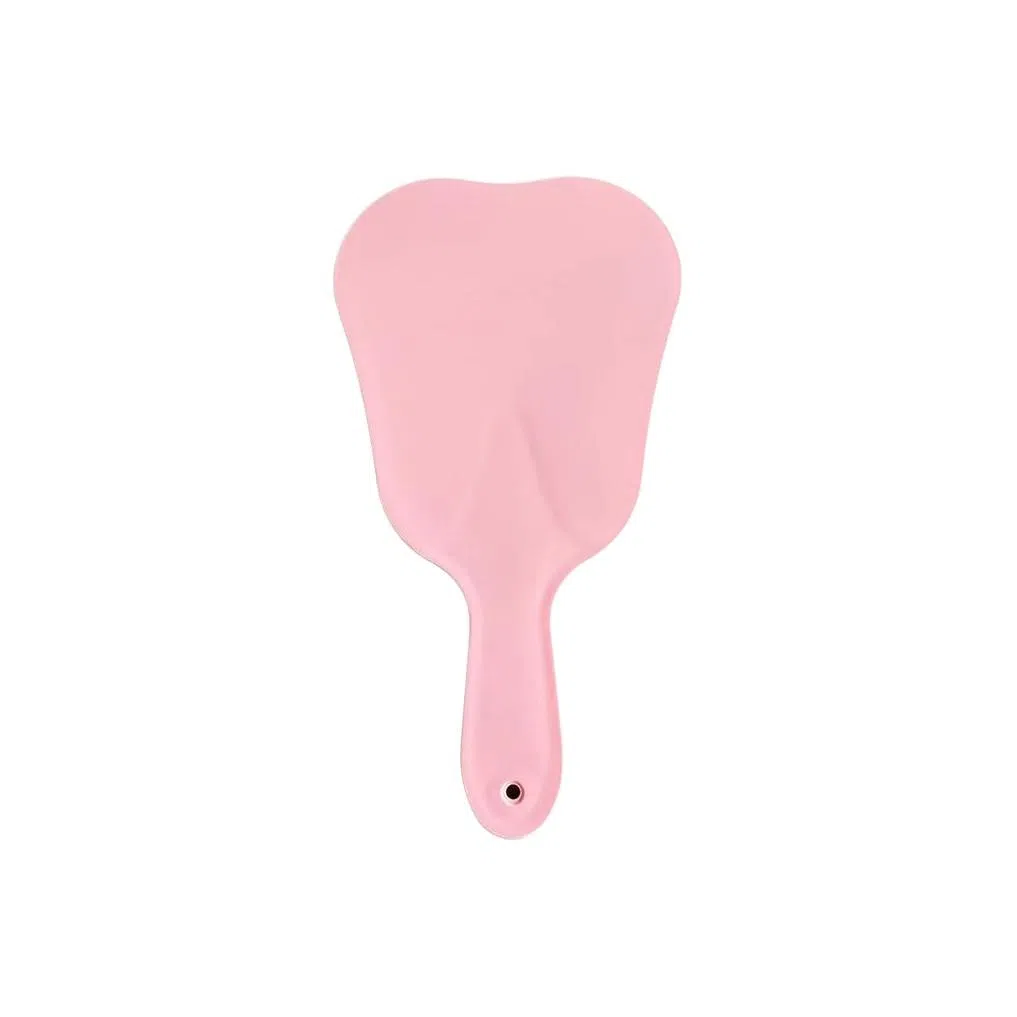 计轩 平面便携化妆双面迷你高清手柄镜