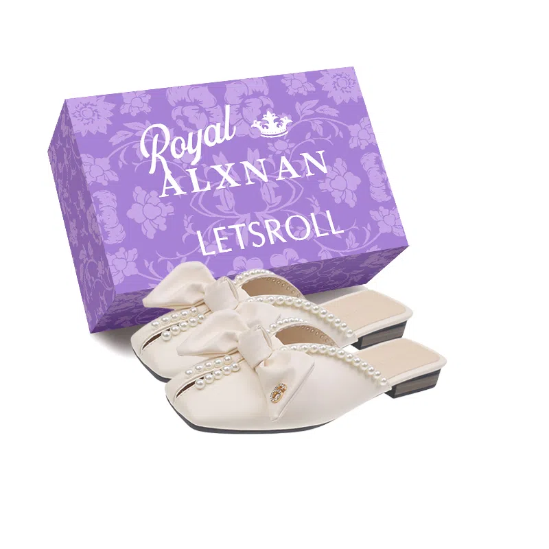 鹿向南 百搭时尚潮流 静音包头拖鞋 女款 礼盒款