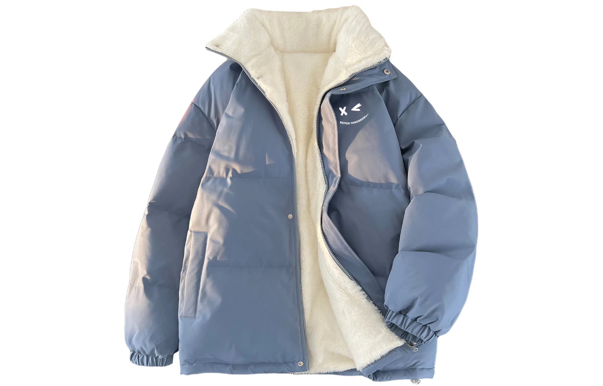 Warrior Classic Smile Logo Puffer Jacket