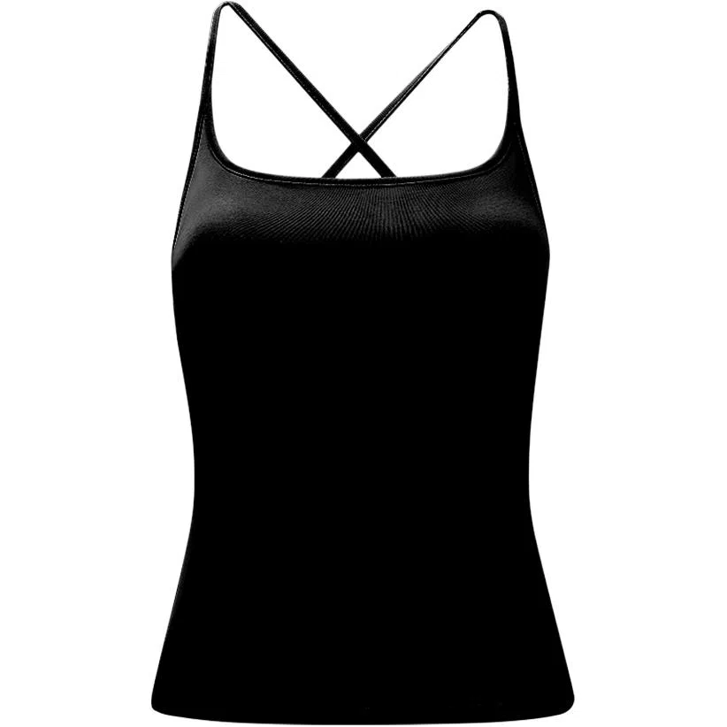 爱依服 简约纯色修身百搭吊带 女款