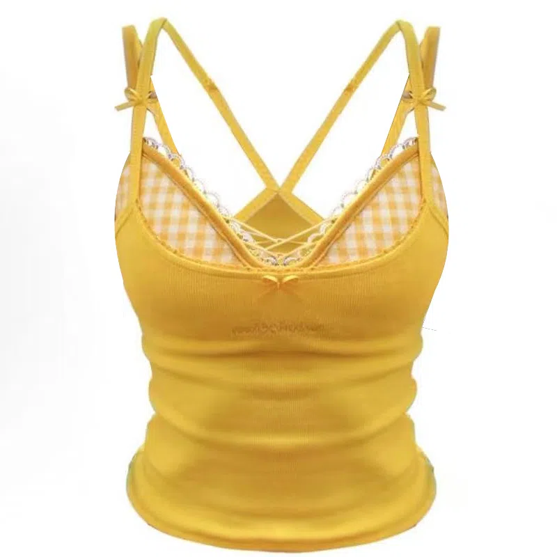 OEING Embroidered Wrap Back Vest