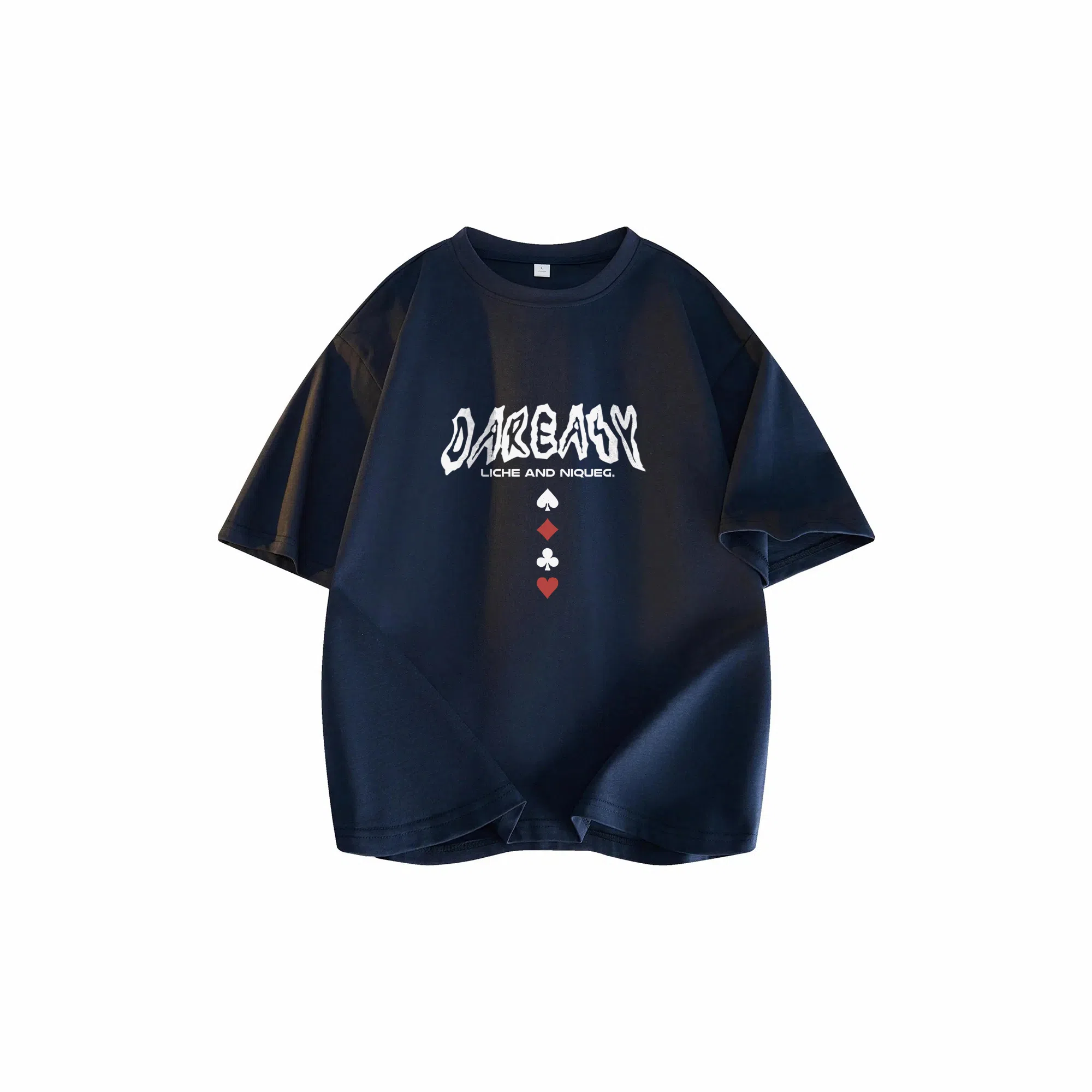 DAREASY Poker Print T-Shirt