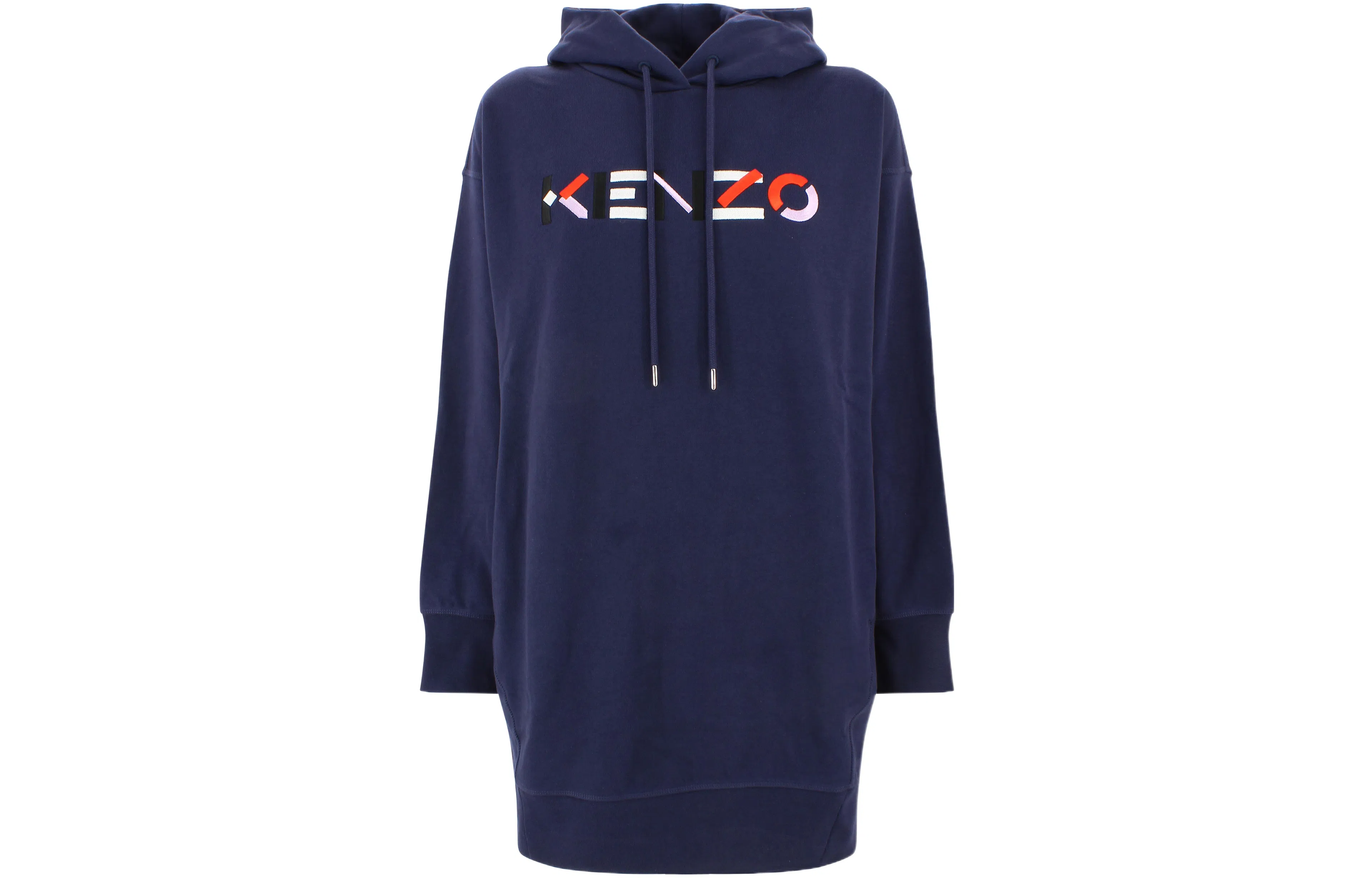 KENZO Logo Hoodie Dress Blue