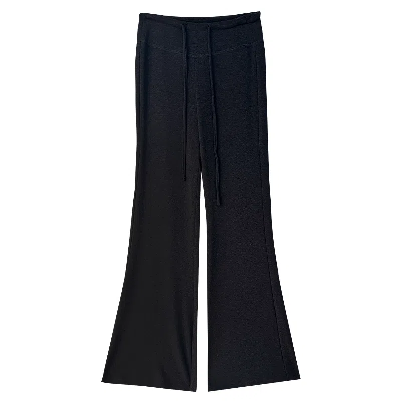 卡路莉 显瘦加长高腰休闲裤 女款 深灰色