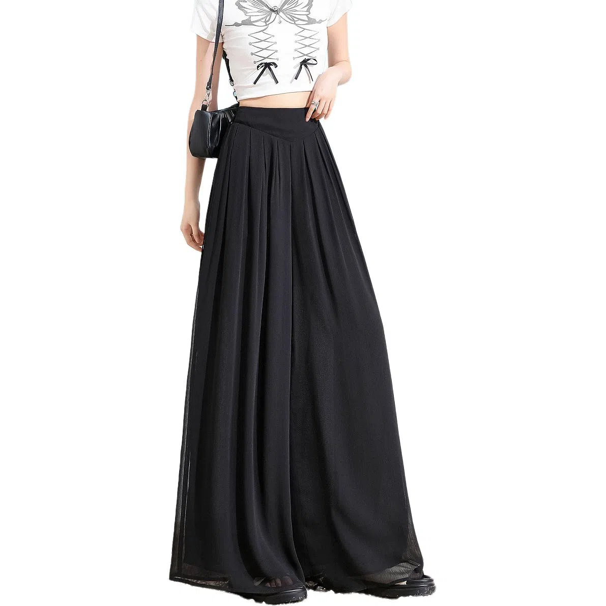 【dme】 宽松阔腿纯色休闲裤 女款