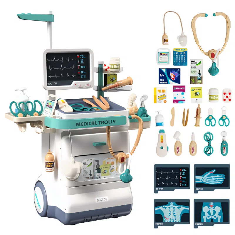 益米 移动医疗手术台 游戏扮演过家家 玩具