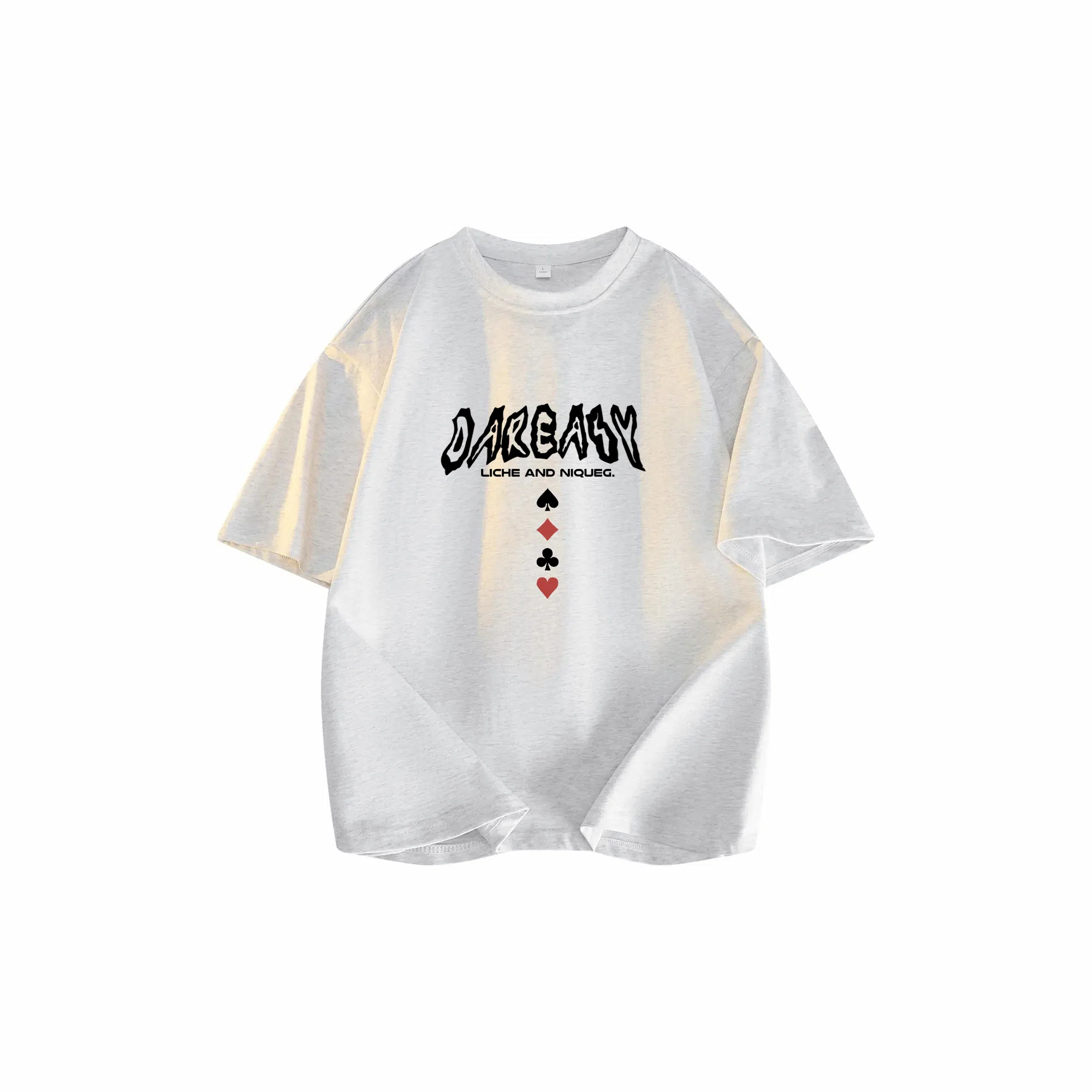 DAREASY Poker Print T-Shirt