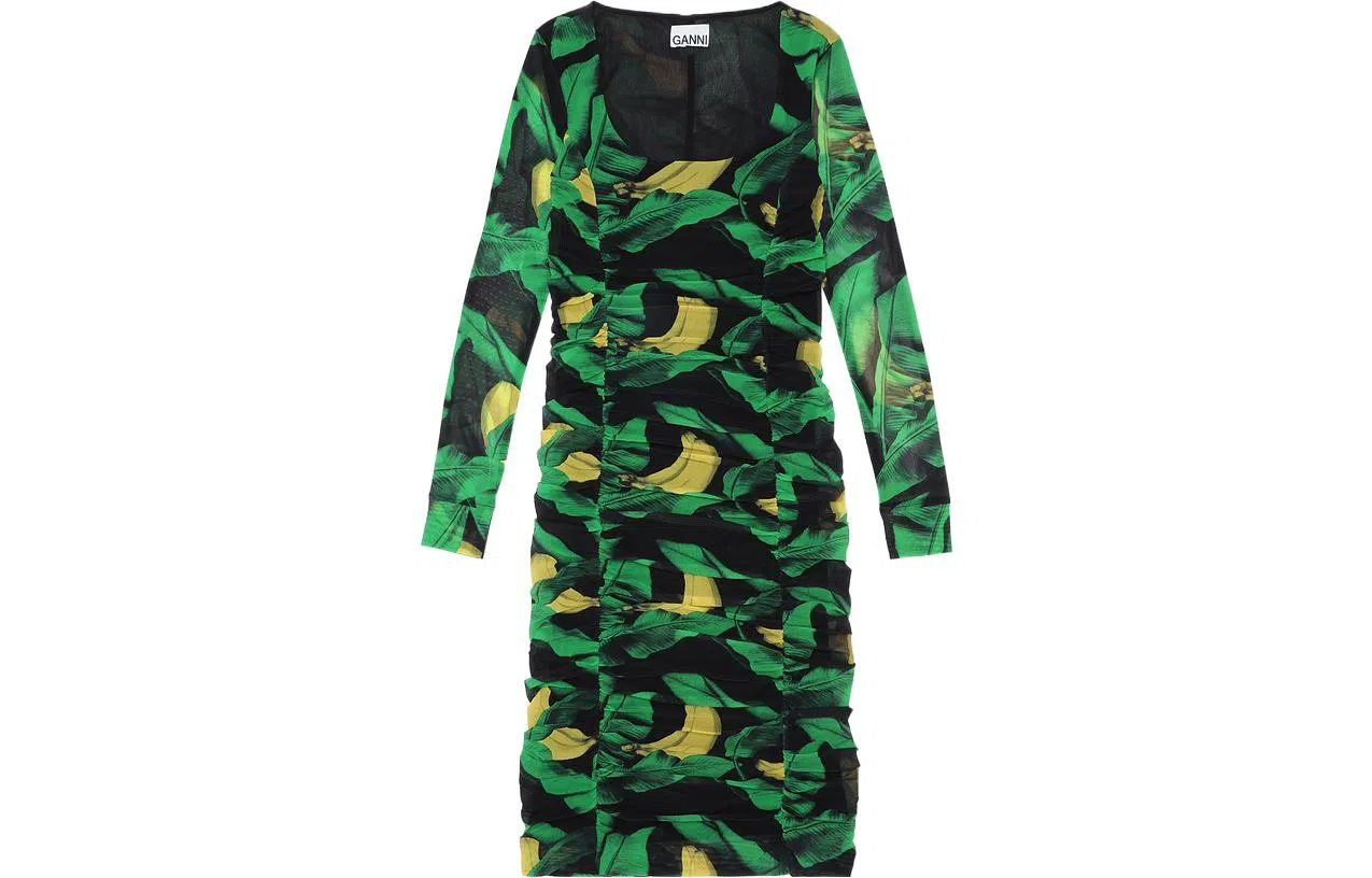 GANNI FW22 Black Dress