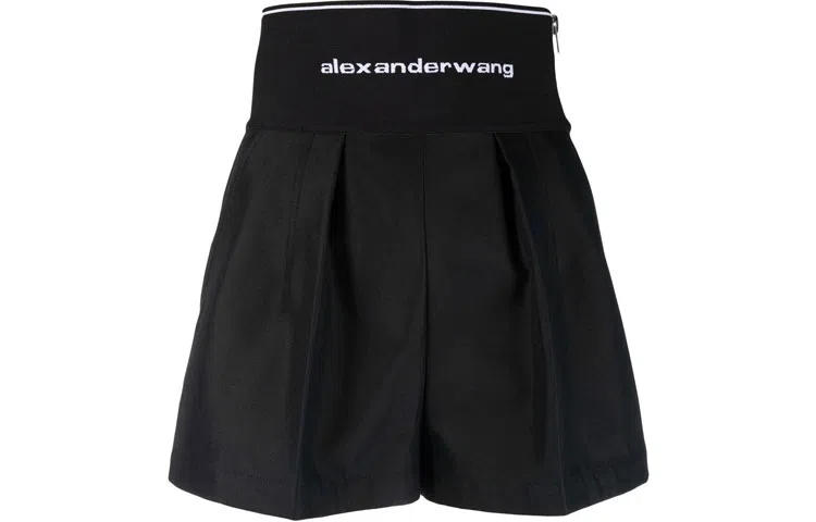 Alexander Wang SS22 Black High-Waisted Shorts