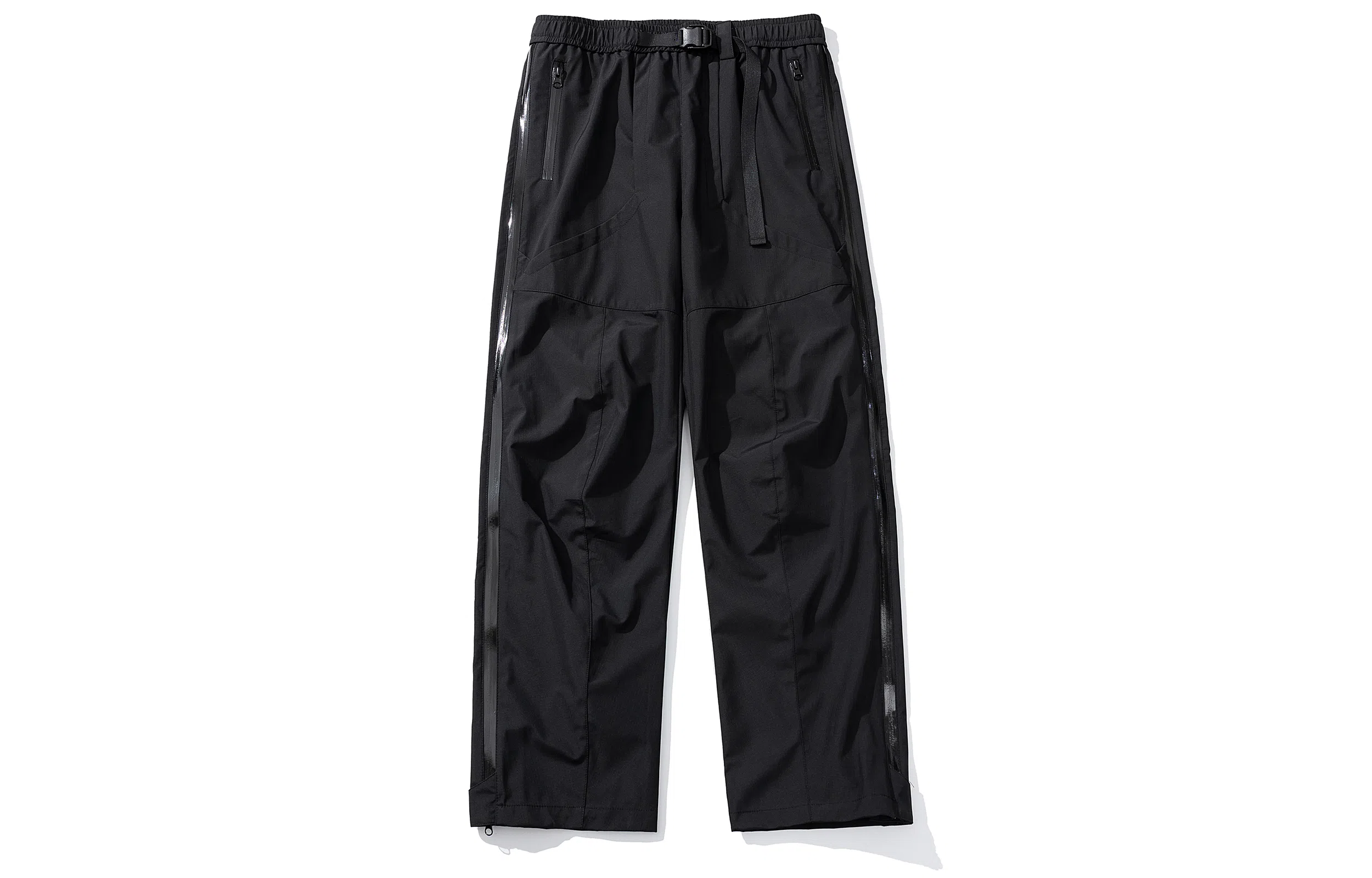 木林森 侧身拉链设计高强透湿抗紫外线舒适骑行登山户外宽松休闲裤 男女同款