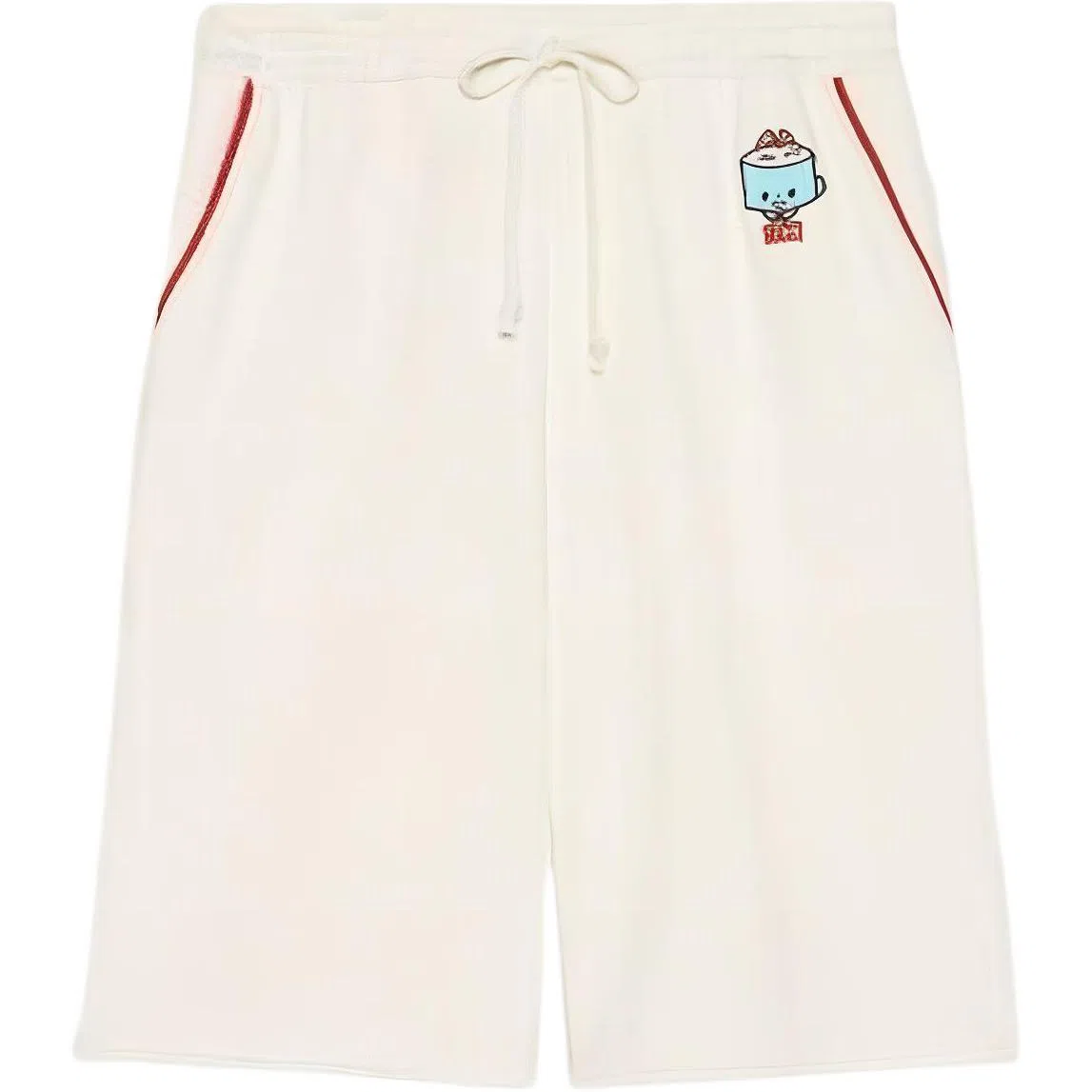 Gucci SS23 Embroidered Patch Shorts White