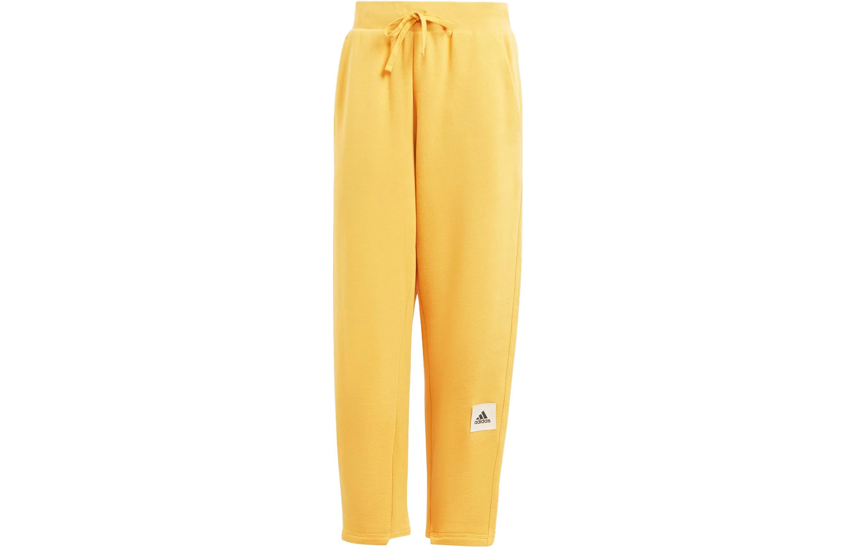 adidas Lounge French Terry Barrel-Leg Pants Logo