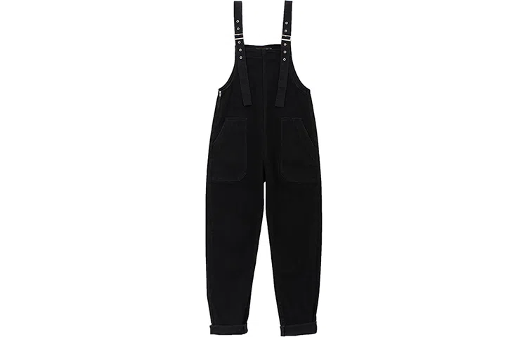 SOON FLOWER Overalls Black