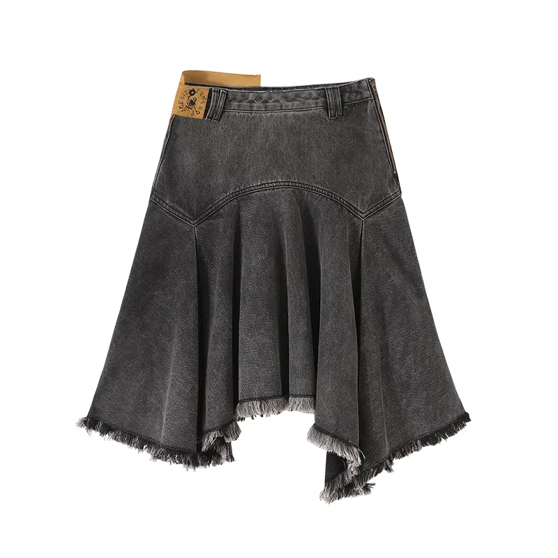 CONP Label Dislocation Denim Skirt