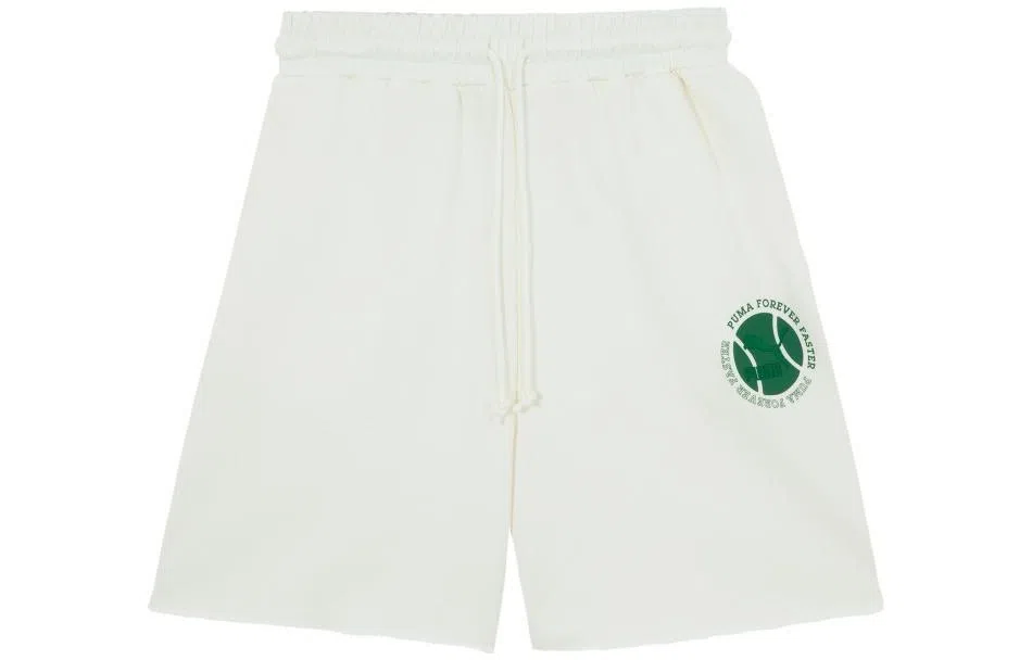 PUMA CLASSICS COURT GIRL KNIT SHORTS TR Logo