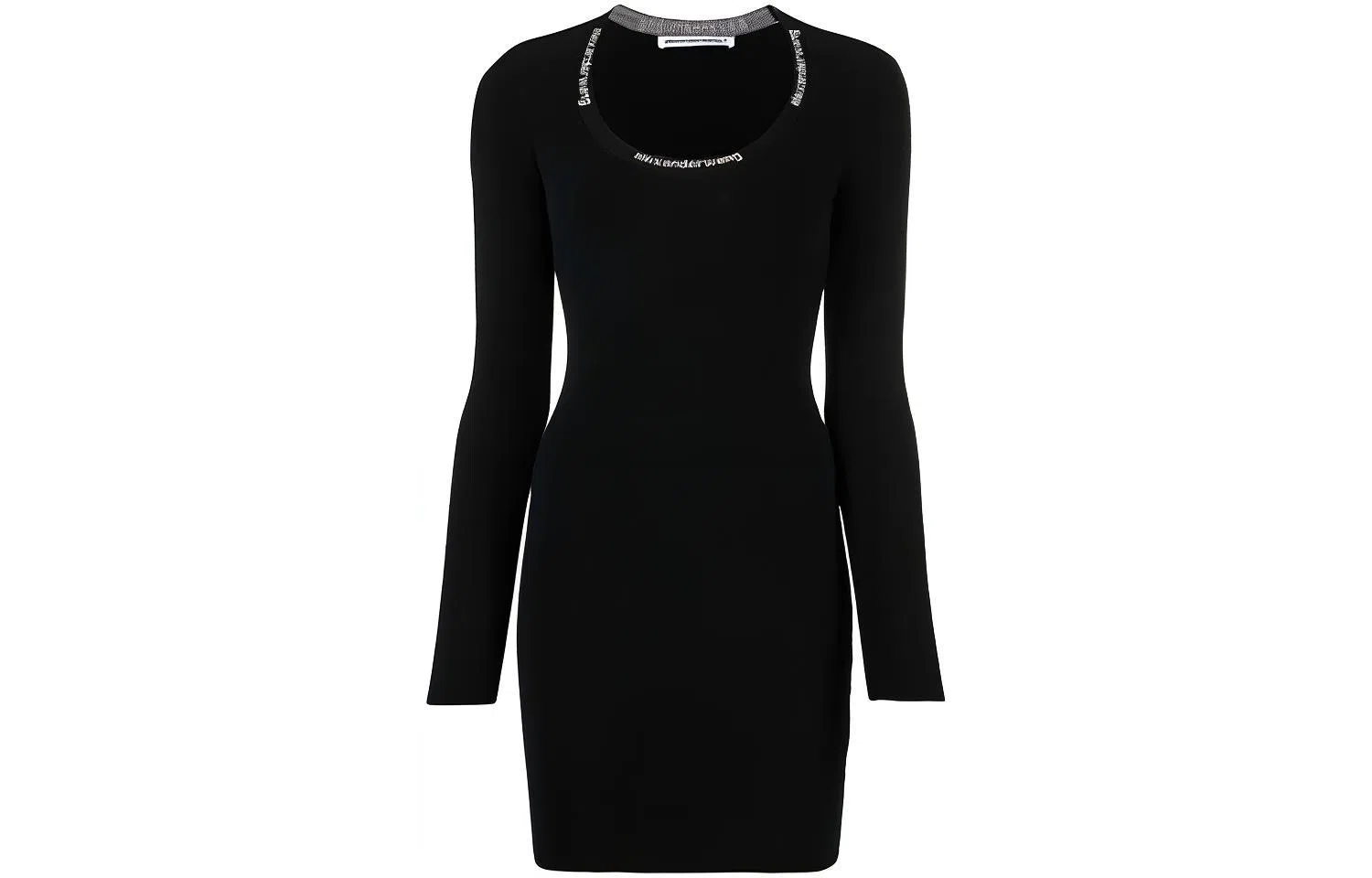 Alexander Wang FW21 Logo Jacquard Dress
